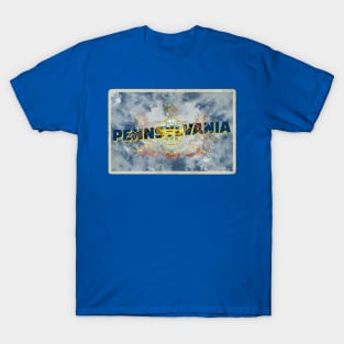 Pennsylvania vintage style retro souvenir T-Shirt